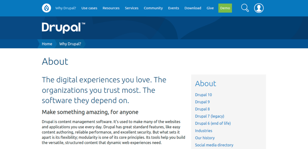 Drupal - Most Popular CMS Platforms